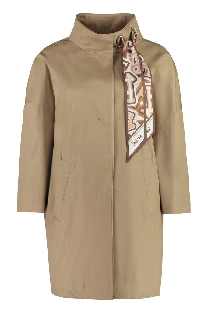 商品Herno|Gabardine Cotton Jacket,价格¥3374,第1张图片