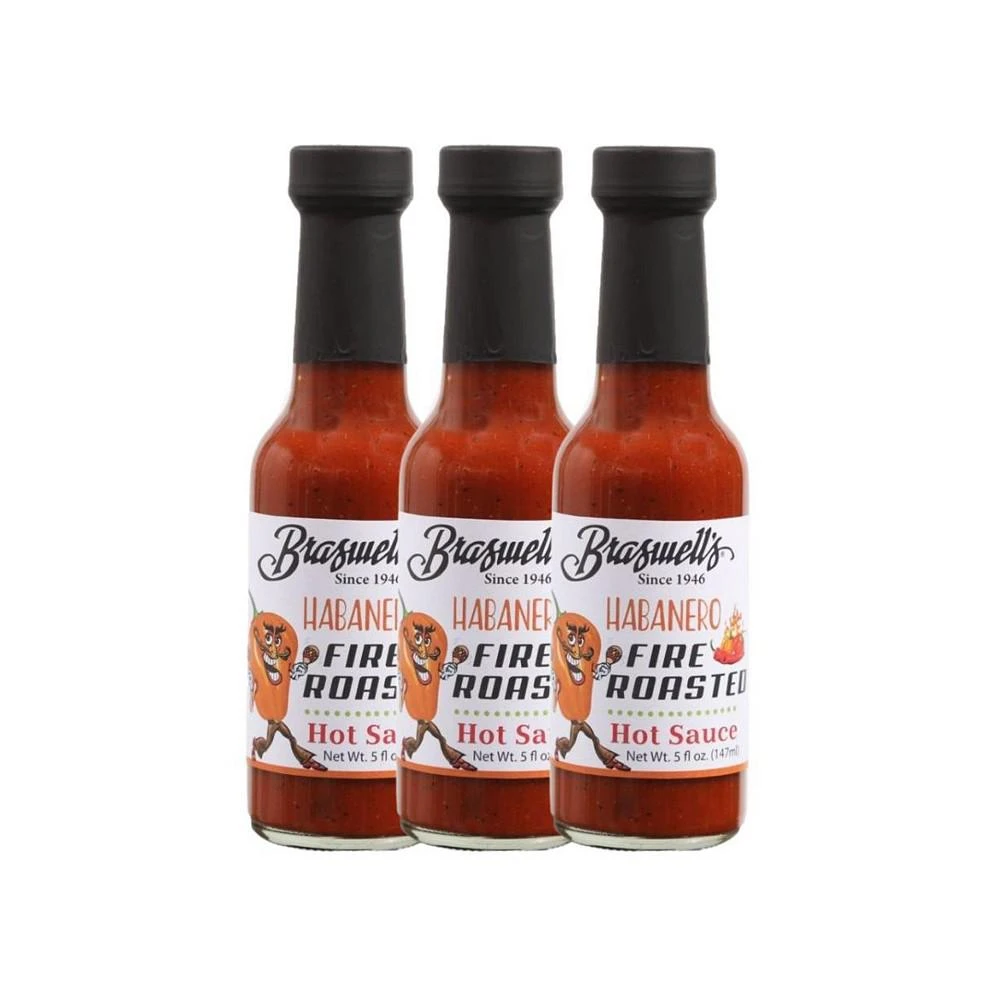 商品Braswell's|Fire Roasted Habanero Sauce 5 oz (3 Pack),价格¥186,第1张图片