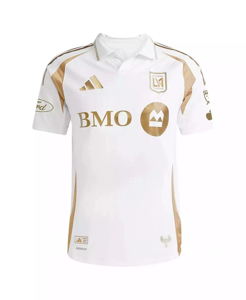 商品Adidas|Men's Denis Bouanga White LAFC 2025 Secondary Authentic Player Jersey,价格¥1451,第2张图片详细描述