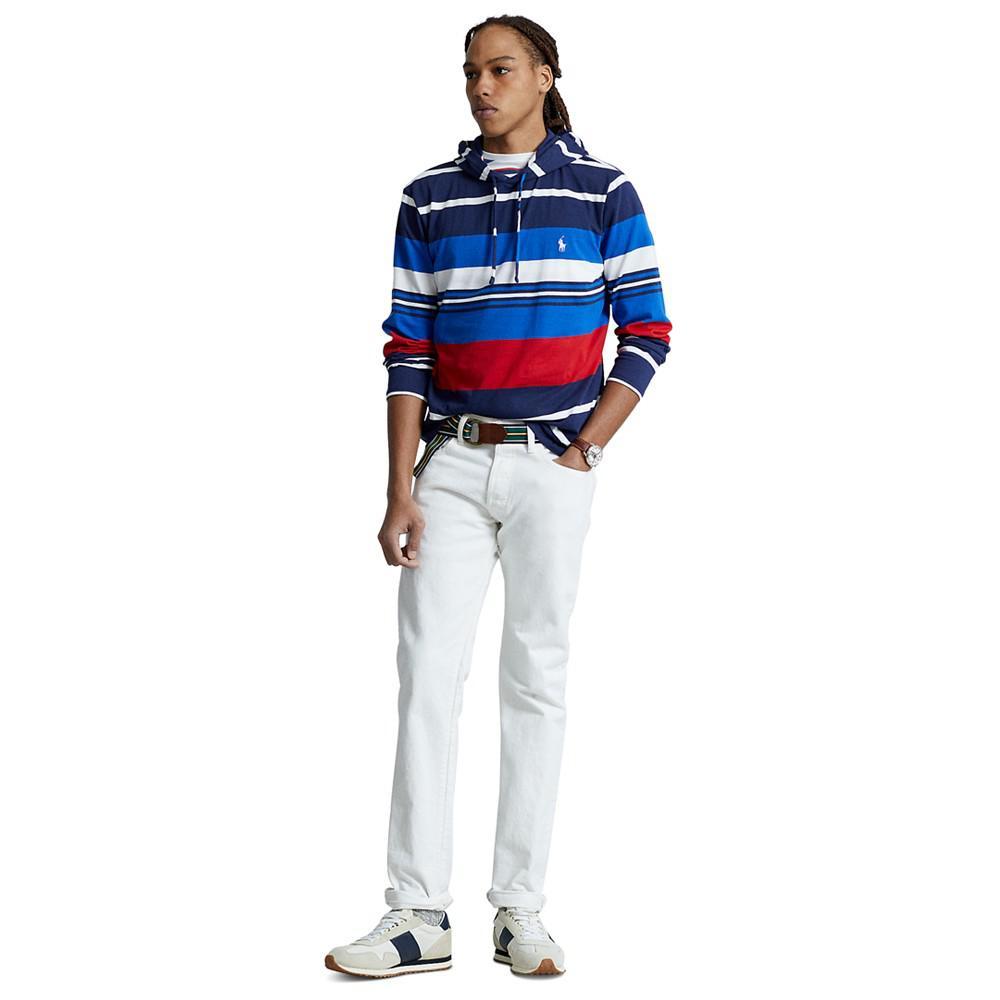 商品Ralph Lauren|Men's Striped Jersey Hooded T-Shirt,价格¥512,第6张图片详细描述