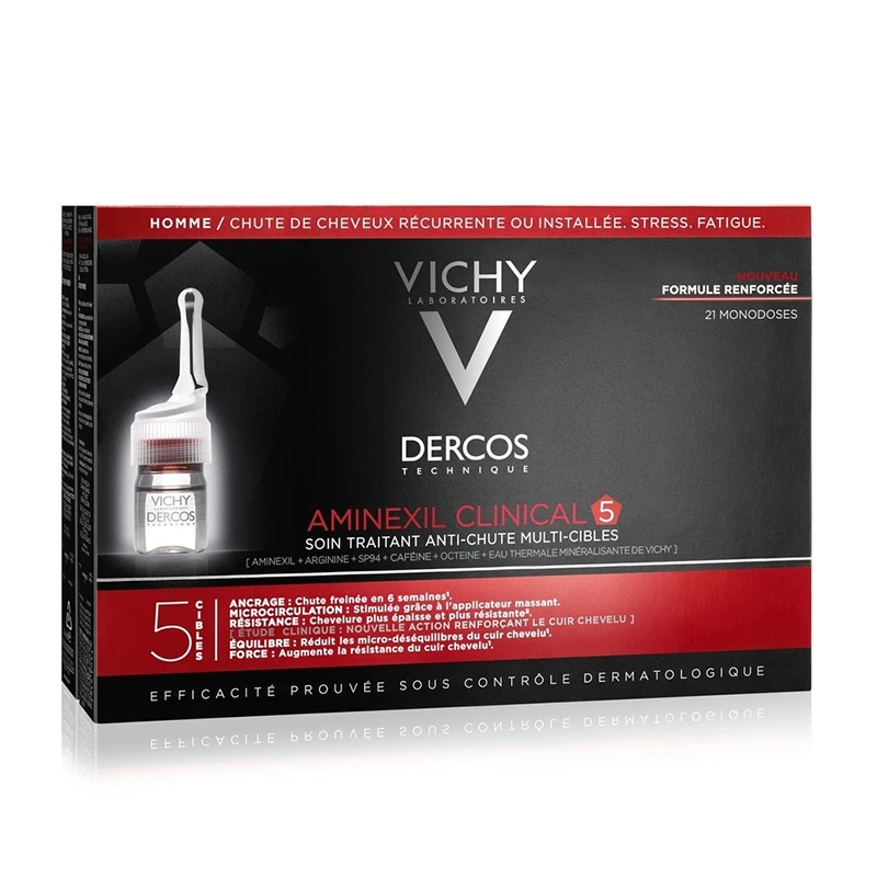 Vichy薇姿DERCOS防脱固发头皮护理安瓶精华液6mlx21 男版 商品