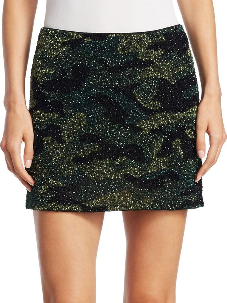 商品Alice + Olivia|Elana Camouflage Mini Skirt,价格¥889,第1张图片