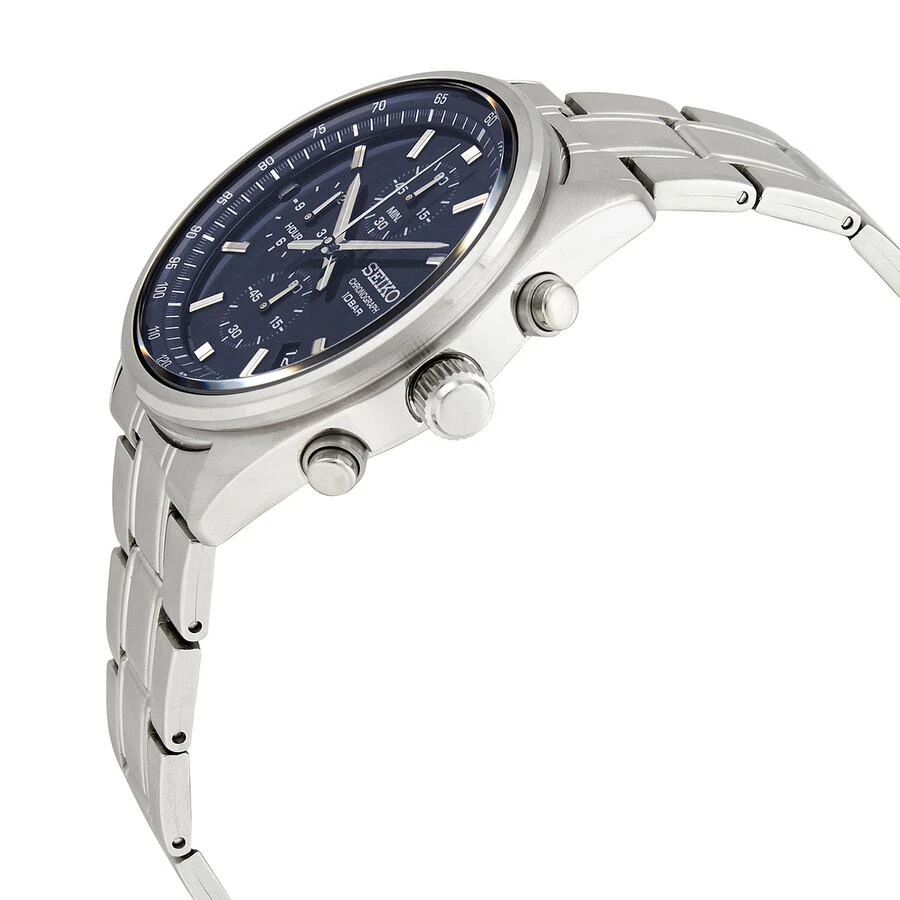 商品Seiko|Seiko Chronograph Quartz Blue Dial Men's Watch SSB377,价格¥945,第2张图片详细描述