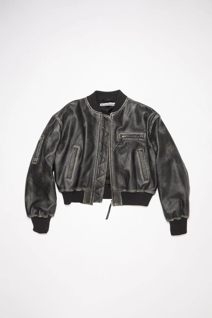 ACNE STUDIOS WOMEN LEATHER BOMBER JACKET 商品