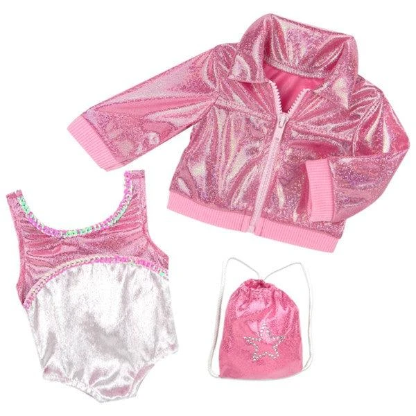 商品Teamson|Sophia’s Gymnastics Leotard & Nylon Jacket for 18" Dolls, Pink,价格¥190,第1张图片