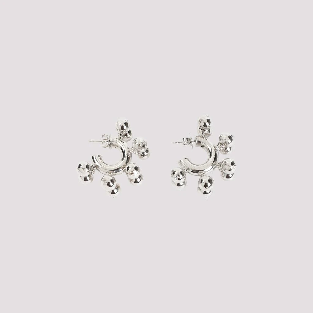 商品Hugo Kreit|Silver Big Bang Hoops Brass Earrings,价格¥1965,第3张图片详细描述