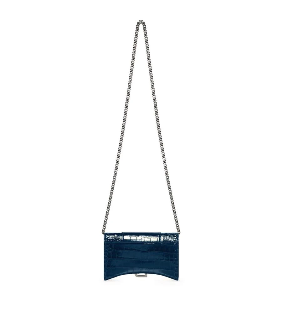 商品Balenciaga|Leather Hourglass Chain Wallet,价格¥12942,第3张图片详细描述
