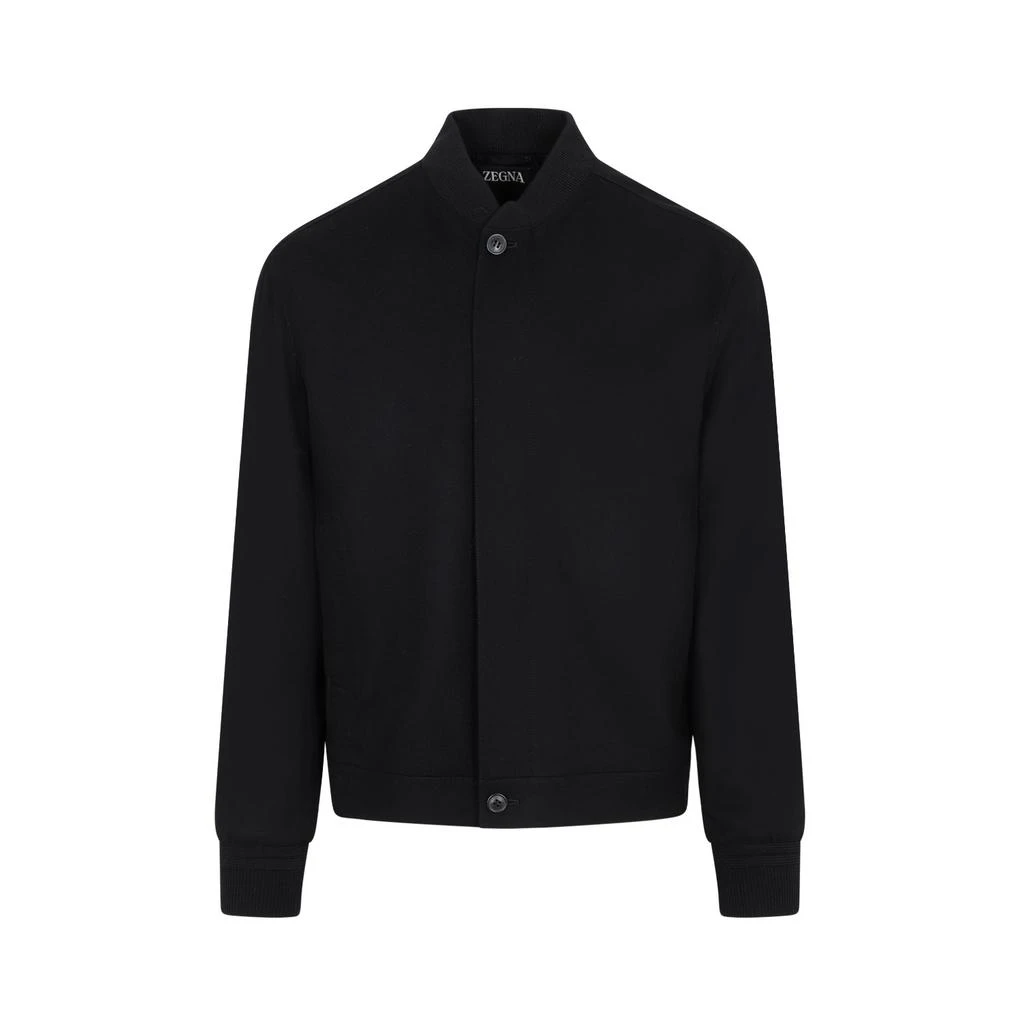 商品Zegna|Ermenegildo Zegna Long Sleeved Buttoned Jacket,价格¥15123,第1张图片