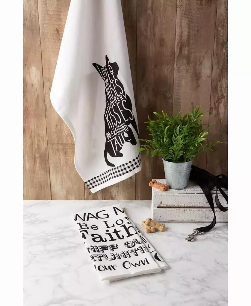 Asst Dog Prints Dishtowel Set of 2 商品