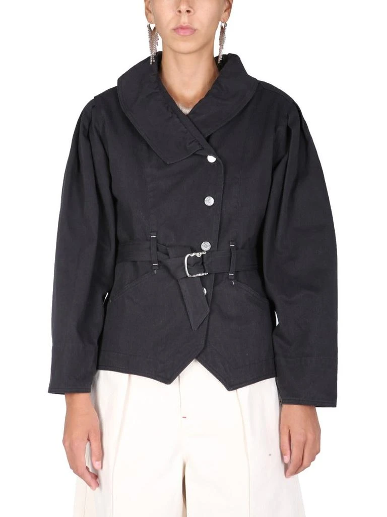 商品Isabel Marant|Isabel Marant Belted Waist Jacket,价格¥2864,第1张图片