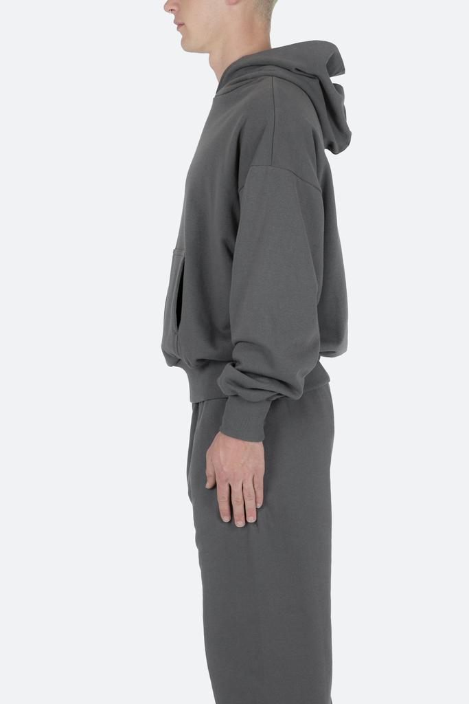 商品MNML|Double Layer Hoodie - Charcoal Grey,价格¥434,第6张图片详细描述
