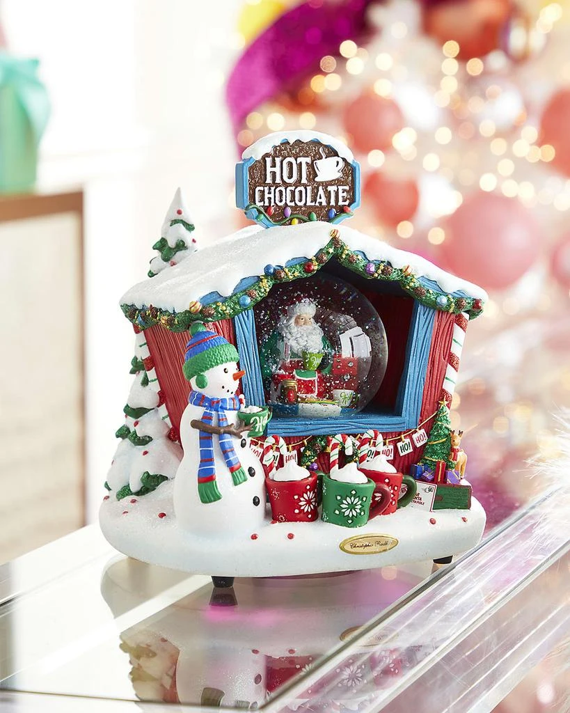 商品Christopher Radko|Santas Cocoa Stand Snowglobe,价格¥1621,第1张图片