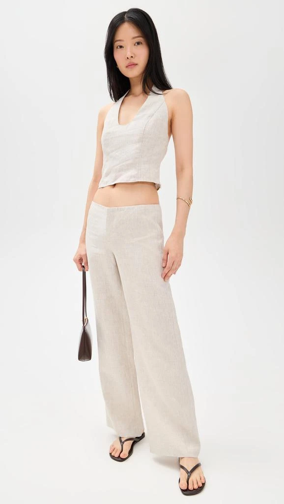 商品Reformation|Sasha Linen Top,价格¥965,第4张图片详细描述