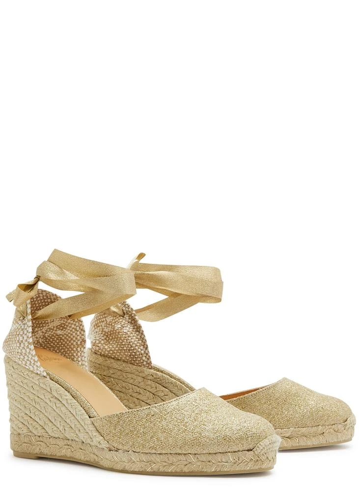 商品CASTAÑER|Carina 80 canvas wedge espadrilles,价格¥1339,第2张图片详细描述