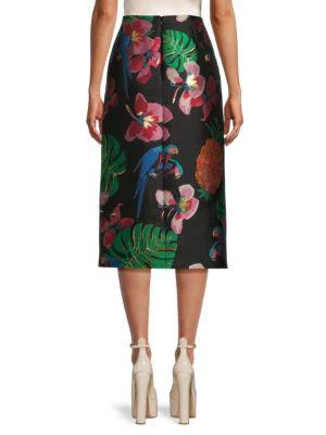 商品Valentino|Floral Pencil Skirt,价格¥4194,第2张图片详细描述