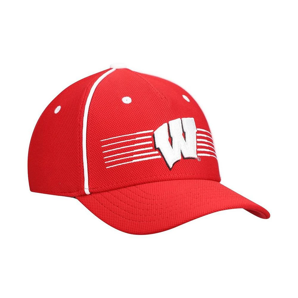 商品Under Armour|Youth Boys Red Wisconsin Badgers Blitzing Accent Performance Adjustable Hat,价格¥297,第3张图片详细描述