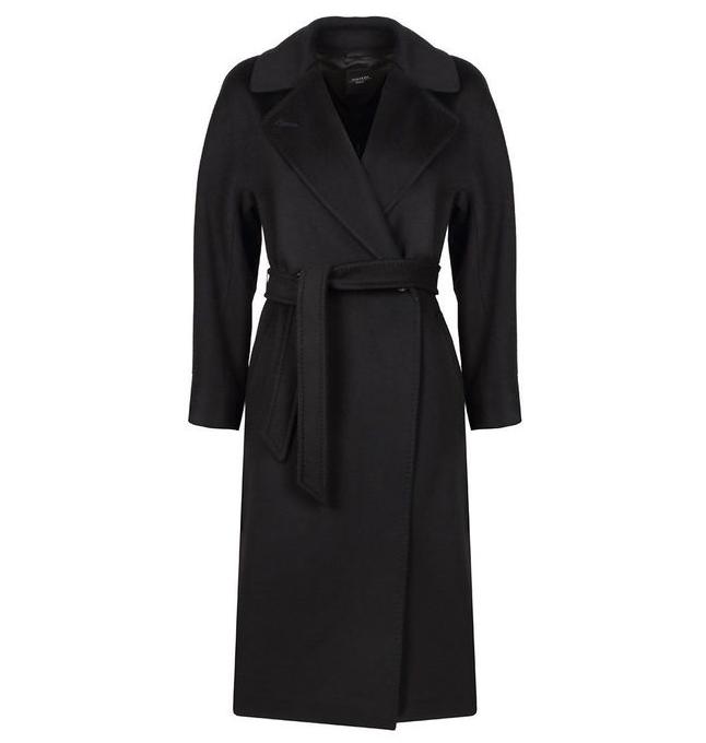 Max Mara Weekend Coats Black商品第1张图片规格展示