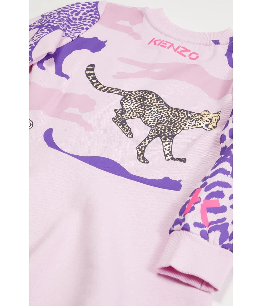 商品Kenzo|Cheetah Print Long Sleeve Dress (Little Kids/Big Kids),价格¥602,第2张图片详细描述