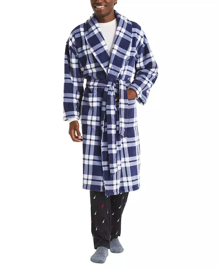 商品Nautica|Men's Plaid Robe,价格¥318,第1张图片