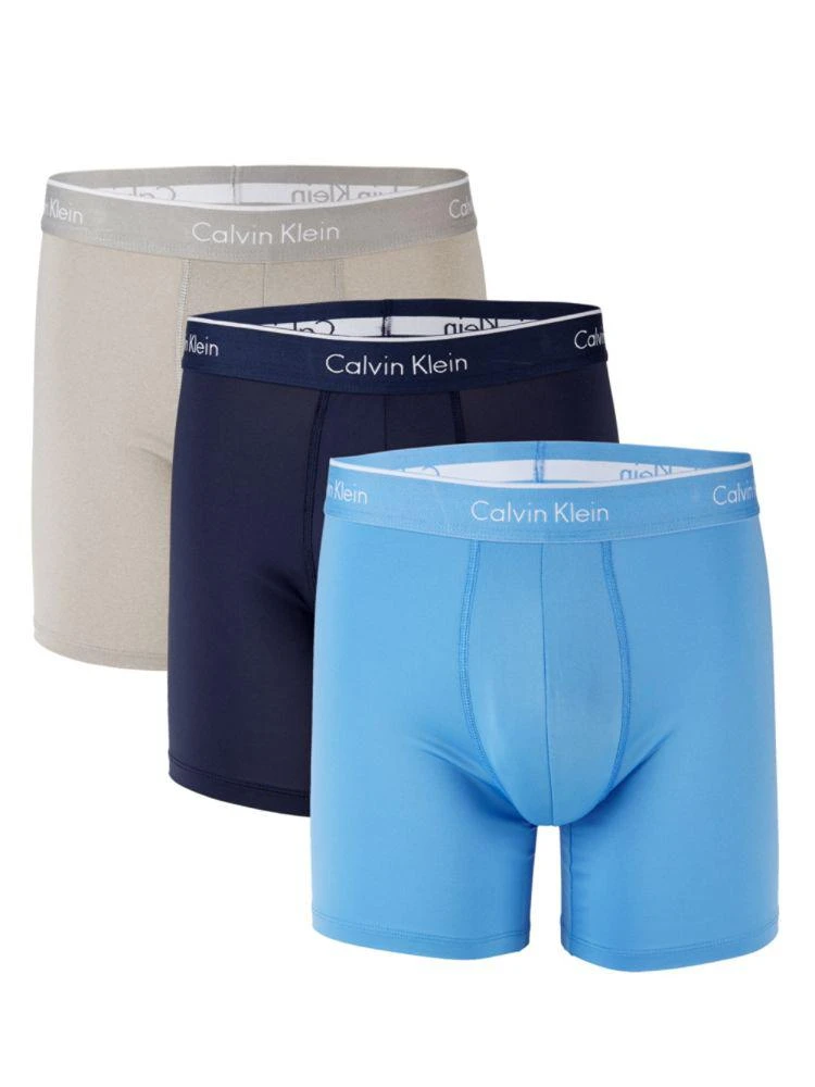 商品Calvin Klein|3-Pack Stretch Boxer Briefs,价格¥188,第1张图片