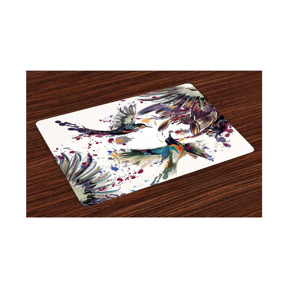 商品Ambesonne|Hummingbird Place Mats, Set of 4,价格¥477,第1张图片
