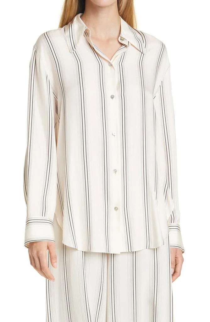 商品Vince|Stripe Button-Up Blouse,价格¥949,第1张图片