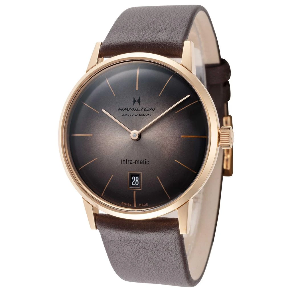 商品Hamilton|Hamilton Intra-Matic Men's Watch H38465501,价格¥2735,第1张图片