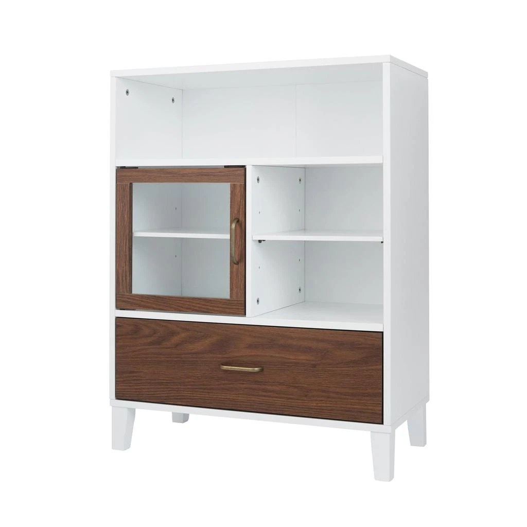 商品Teamson|Home Tyler Modern Wooden Floor Storage Cabinet,价格¥1528,第1张图片