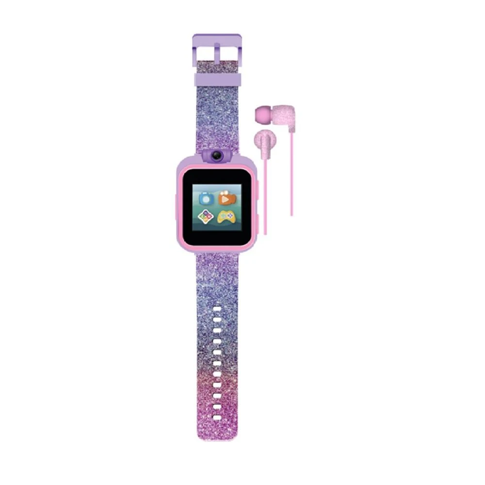 商品Playzoom|Kids Purple Gradient Glitter Silicone Smartwatch 42mm Gift Set,价格¥486,第1张图片