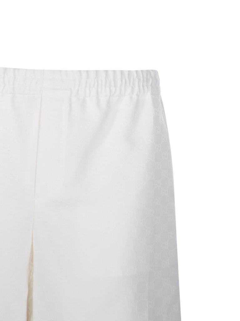 パンツ GUCCI White Poplin Shorts 832029_ZAJP1_9000_001_100_0000