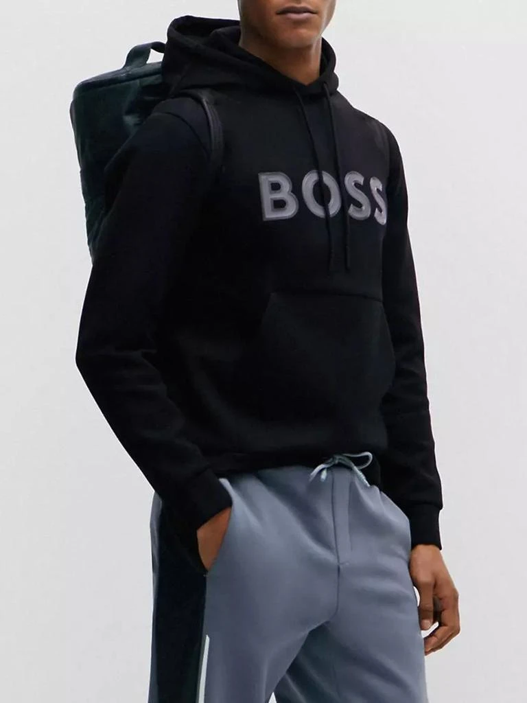 商品Hugo Boss|Hoodie with Logo Print,价格¥1460,第2张图片详细描述