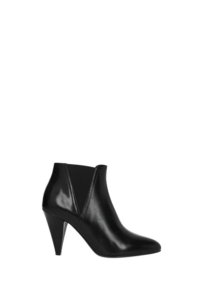 商品Celine|Ankle boots chelsea Leather Black,价格¥2392,第1张图片