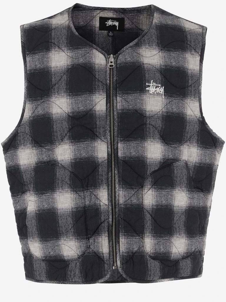商品STUSSY|STÜSSY QUILTED NYLON VEST WITH LOGO,价格¥1323,第1张图片
