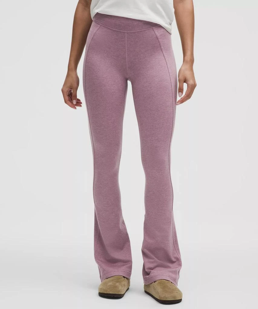 Softy Suedey Split-Hem High-Rise Mini-Flare Pant *Regular 商品