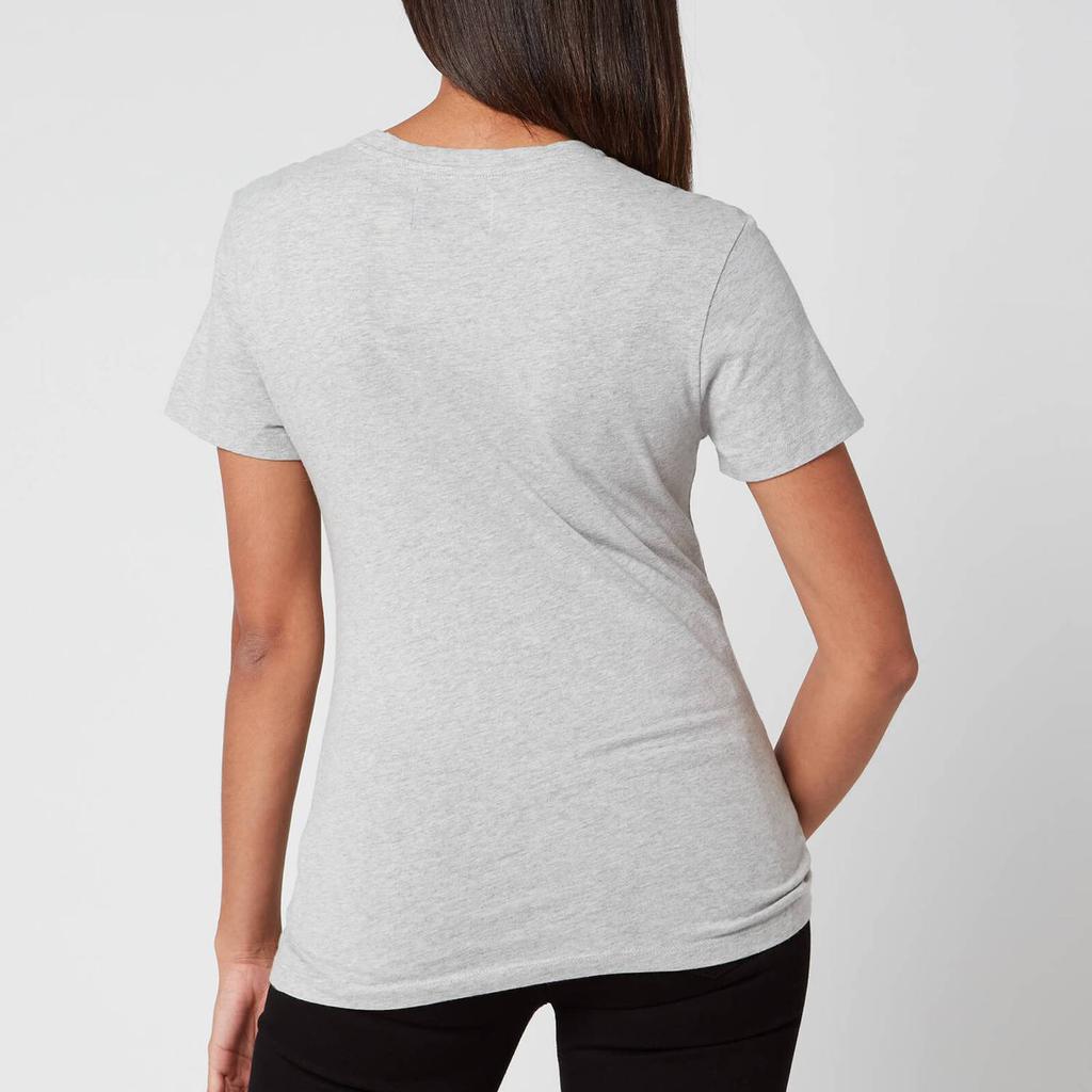 Calvin Klein Jeans Women's Core Monogram Logo Regular Fit T-Shirt - Light Grey Heather商品第2张图片规格展示