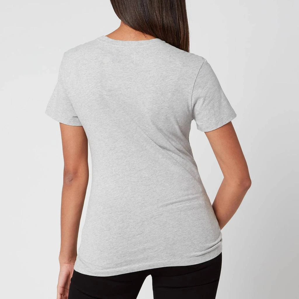 商品Calvin Klein|Calvin Klein Jeans Women's Core Monogram Logo Regular Fit T-Shirt - Light Grey Heather,价格¥133,第2张图片详细描述