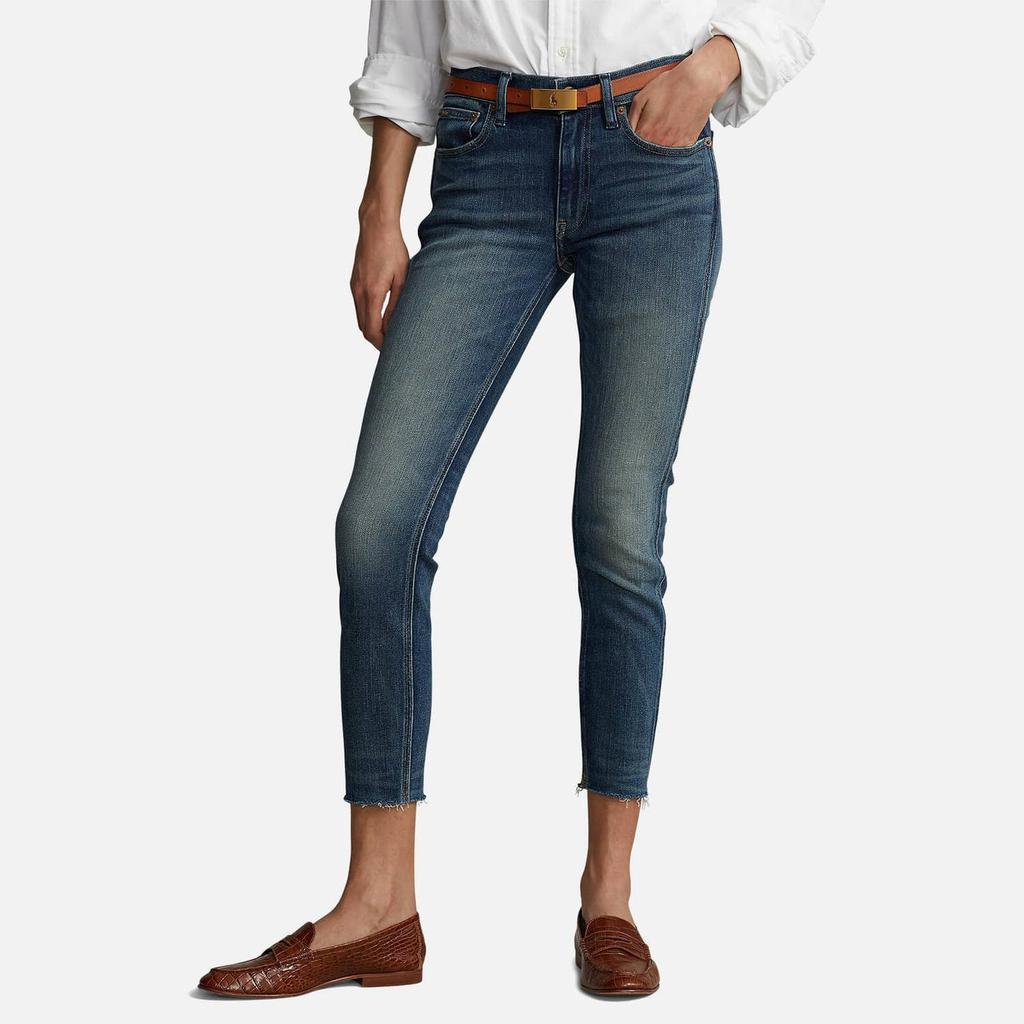 商品Ralph Lauren|Polo Ralph Lauren Women's Tompkins Skinny Jeans - Dark Indigo,价格¥1675,第1张图片
