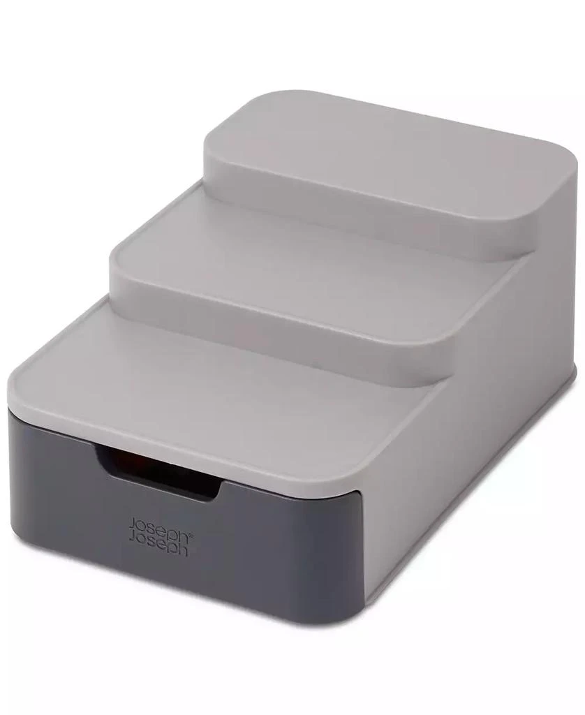 商品Joseph Joseph|CupboardStore Compact Tiered Organizer with Drawer,价格¥194,第5张图片详细描述