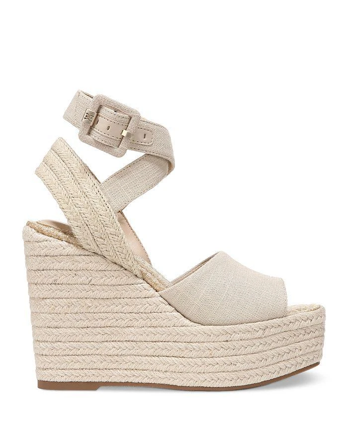 商品Sam Edelman|Women's Vada Square Toe Espadrille Wedge Heel Platform Sandals,价格¥706,第2张图片详细描述