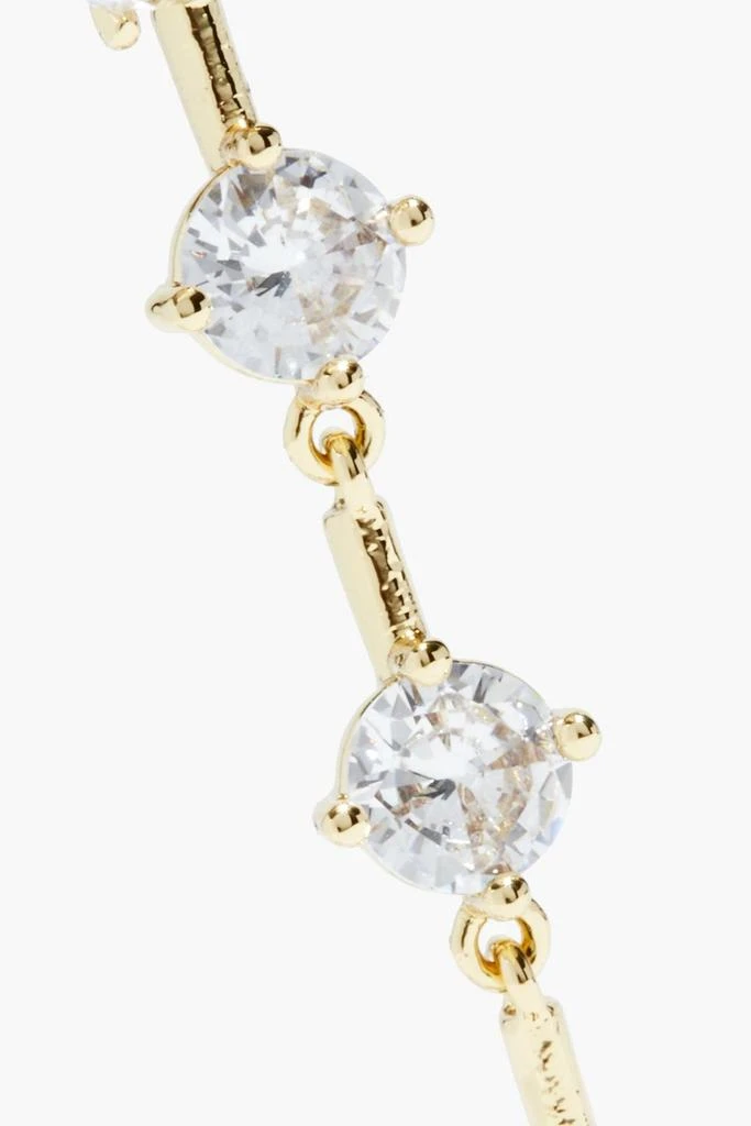 商品Kenneth Jay Lane|Gold-tone crystal hoop earrings,价格¥253,第5张图片详细描述