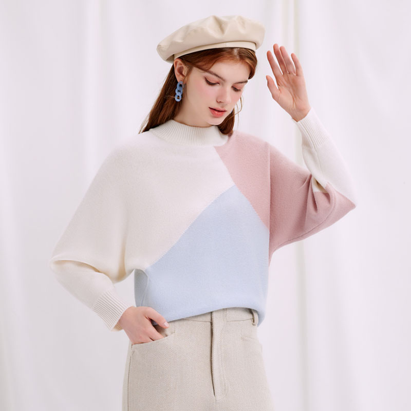 Astrid Wool Sweater - Colorblock | Astrid羊毛毛衣 - 拼色商品第4张图片规格展示