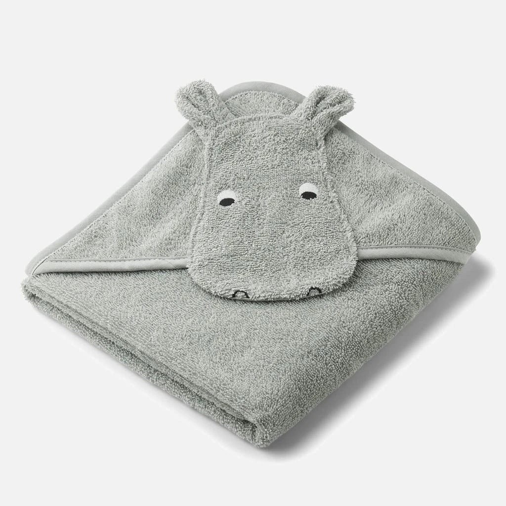 商品Liewood|Liewood Albert Baby Hooded Towel - Hippo Dove Blue,价格¥277,第1张图片