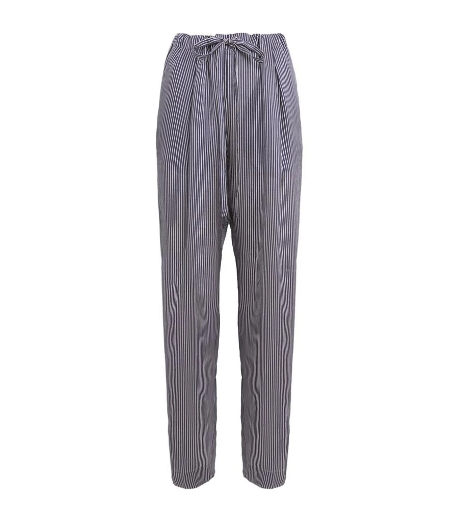 商品Khaite|Striped Trenton Trousers,价格¥9979,第1张图片