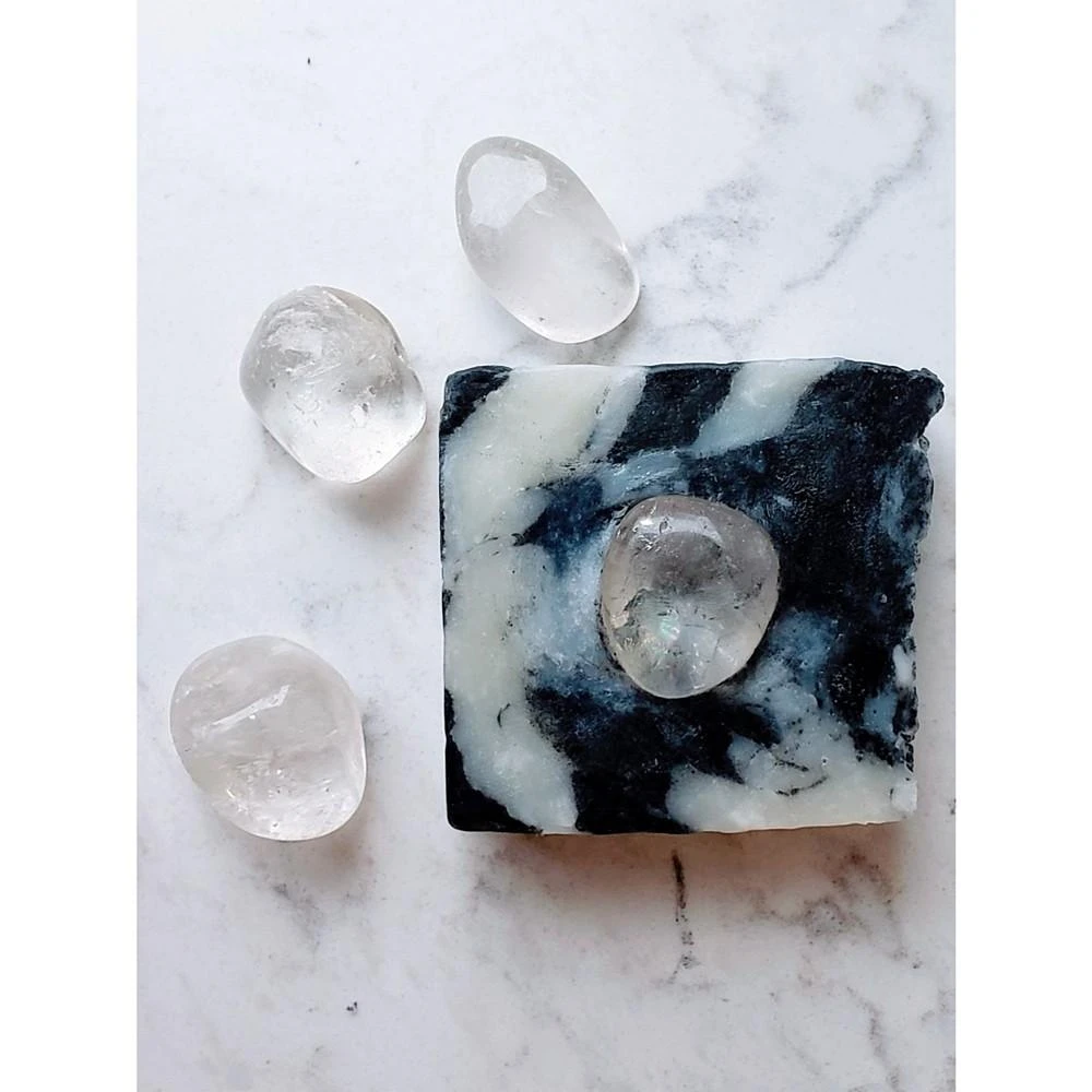 商品Lifestone|Rebirth Crystal Massage Soap: Eucalyptus Essential Oil, Charcoal and Clear Quartz,价格¥359,第4张图片详细描述