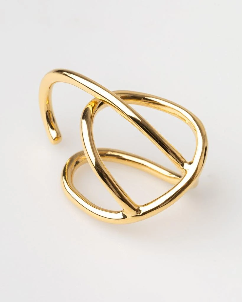 商品Bar Jewellery|Oscillate Ear Cuff – Gold-Plated Silver,价格¥1658,第3张图片详细描述