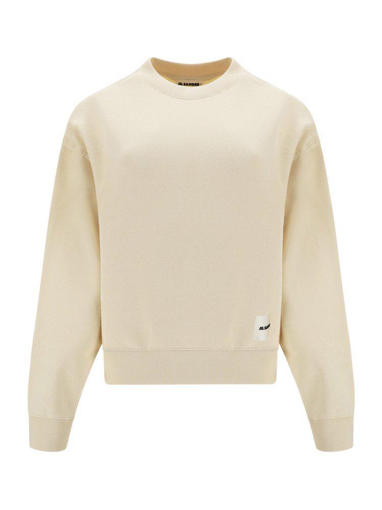 商品Jil Sander|Jil Sander Logo-Patch Straight Hem Sweatshirt,价格¥2570,第1张图片