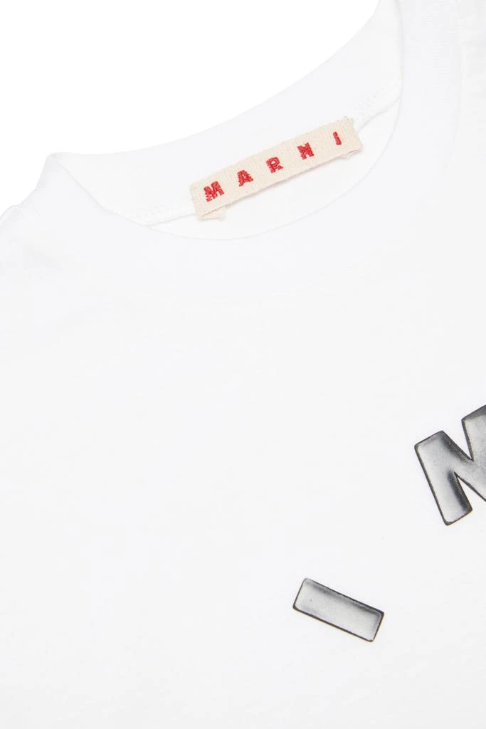 商品Marni|Mt172u T-shirt  Round Logo T-shirt,价格¥1023,第3张图片详细描述