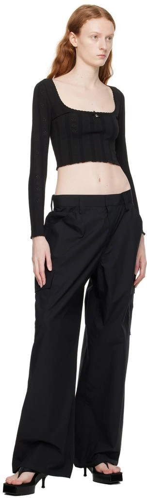 商品Alexander Wang|Black Hardware Long Sleeve T-Shirt,价格¥1122,第4张图片详细描述