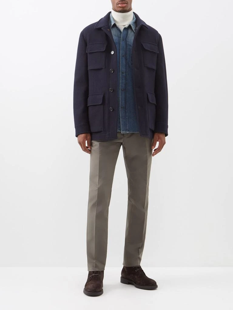 商品Brunello Cucinelli|Flap-pocket wool-twill jacket,价格¥24508,第2张图片详细描述