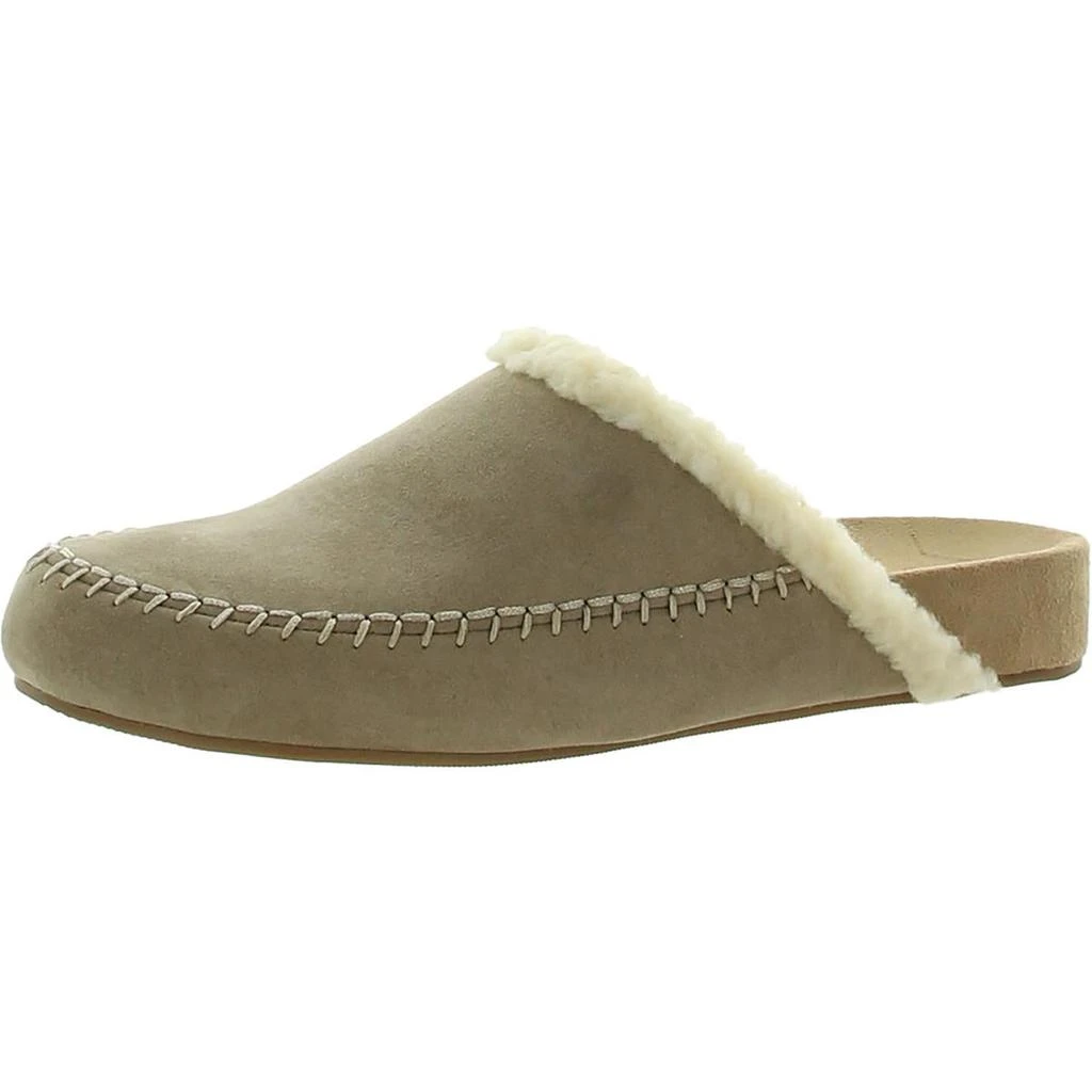商品Style & Co|Style & Co. Womens Brooklynn Faux Fur Lined Moc Toe Slide Slippers,价格¥39,第1张图片